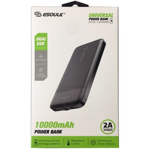 Power Bank 5V/2A (10W) Black 10000mah